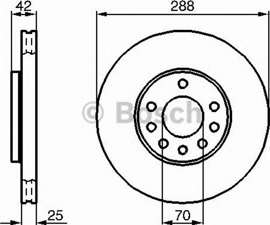 BOSCH 0 986 478 449 - Discofreno www.autoricambit.com