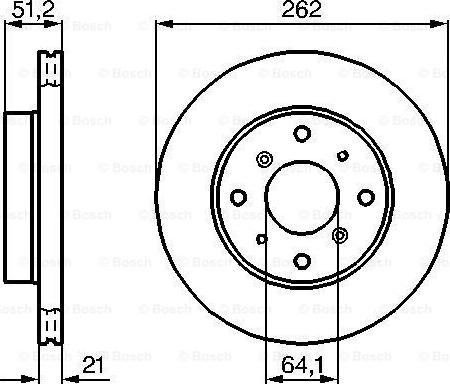 BOSCH 0 986 478 447 - Discofreno www.autoricambit.com