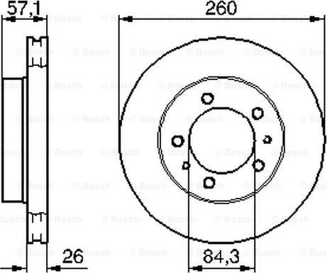 BOSCH 0 986 478 484 - Discofreno www.autoricambit.com