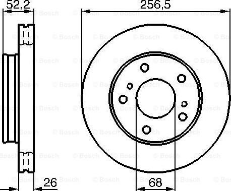 BOSCH 0 986 478 485 - Discofreno www.autoricambit.com