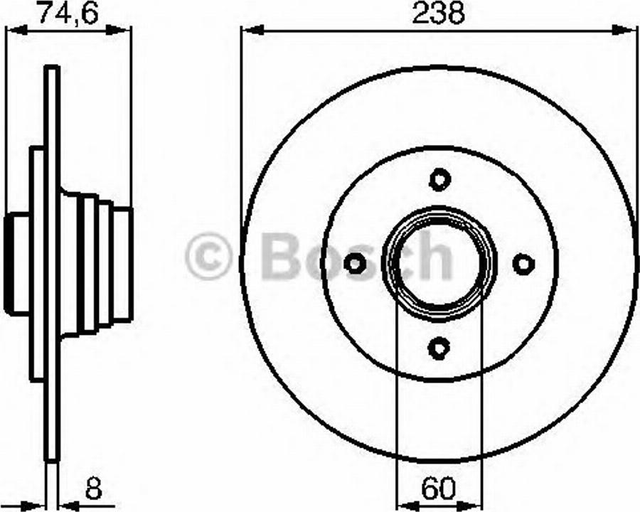 BOSCH 0 986 478 432 - Discofreno www.autoricambit.com