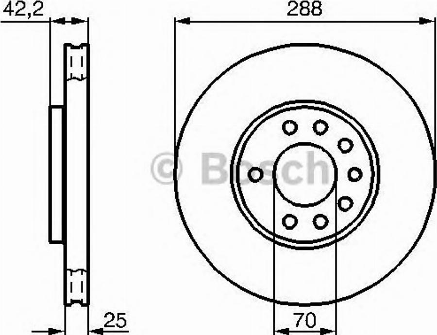 BOSCH 0 986 478 423 - Discofreno www.autoricambit.com