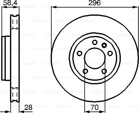 BOSCH 0 986 478 593 - Discofreno www.autoricambit.com