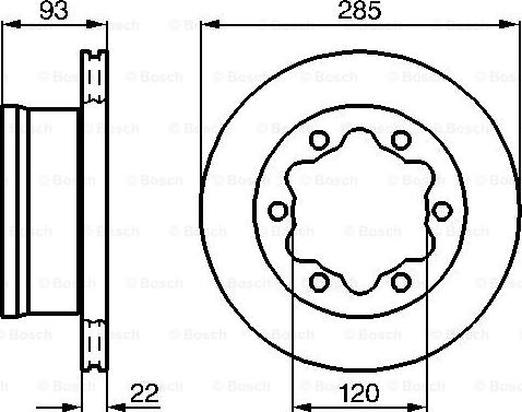 BOSCH 0 986 478 555 - Discofreno www.autoricambit.com