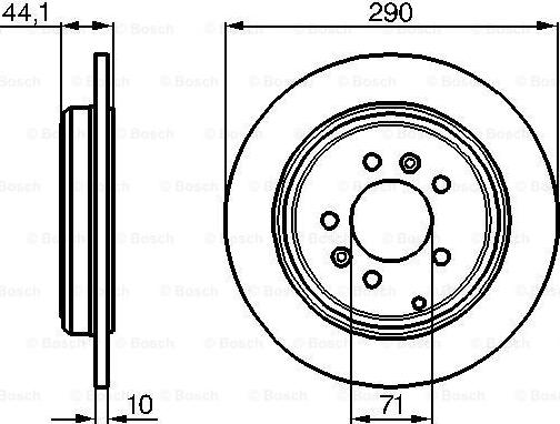 BOSCH 0 986 478 556 - Discofreno www.autoricambit.com