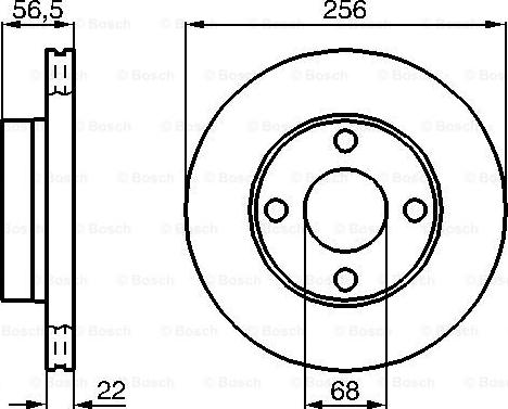 Valeo 186267 - Discofreno www.autoricambit.com