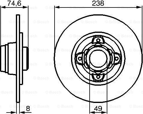 BOSCH 0 986 478 557 - Discofreno www.autoricambit.com