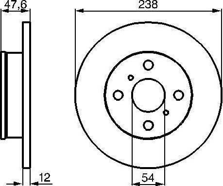 BOSCH 0986478506 - Discofreno www.autoricambit.com