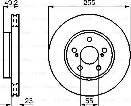 BOSCH 0 986 478 584 - Discofreno www.autoricambit.com