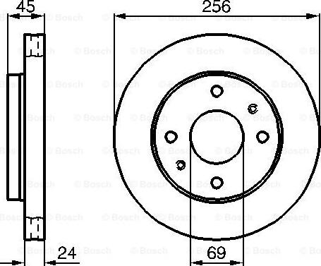 BOSCH 0 986 478 531 - Discofreno www.autoricambit.com