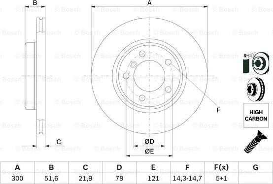 BOSCH 0 986 478 571 - Discofreno www.autoricambit.com