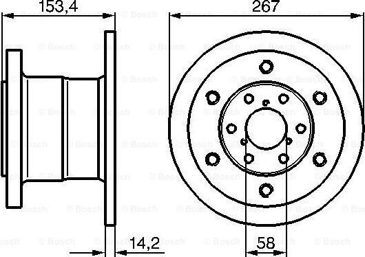 BOSCH 0 986 478 647 - Discofreno www.autoricambit.com