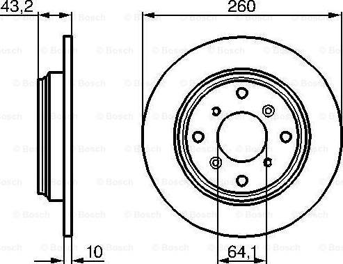 BOSCH 0 986 478 680 - Discofreno www.autoricambit.com