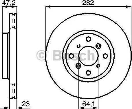 BOSCH 0 986 478 681 - Discofreno www.autoricambit.com