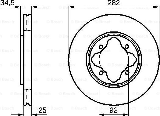 BOSCH 0 986 478 634 - Discofreno www.autoricambit.com