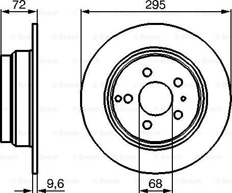 BOSCH 0 986 478 628 - Discofreno www.autoricambit.com