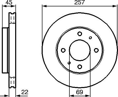 BOSCH 0 986 478 673 - Discofreno www.autoricambit.com