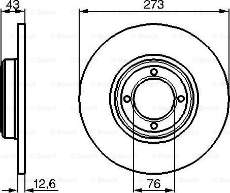 BOSCH 0 986 478 091 - Discofreno www.autoricambit.com