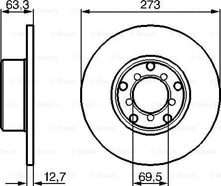 BOSCH 0 986 478 055 - Discofreno www.autoricambit.com