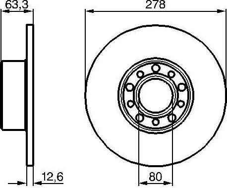 BOSCH 0 986 478 058 - Discofreno www.autoricambit.com