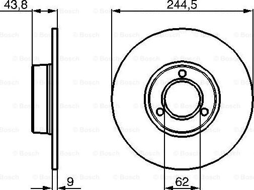 BOSCH 0 986 478 052 - Discofreno www.autoricambit.com