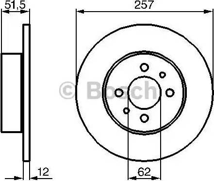 BOSCH 0 986 478 066 - Discofreno www.autoricambit.com