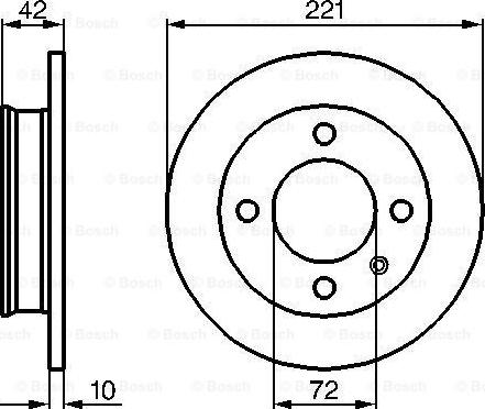 BOSCH 0 986 478 068 - Discofreno www.autoricambit.com