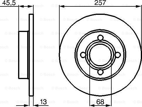 BOSCH 0 986 478 016 - Discofreno www.autoricambit.com