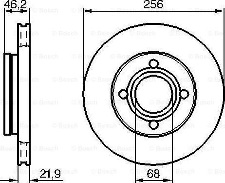 BOSCH 0 986 478 018 - Discofreno www.autoricambit.com