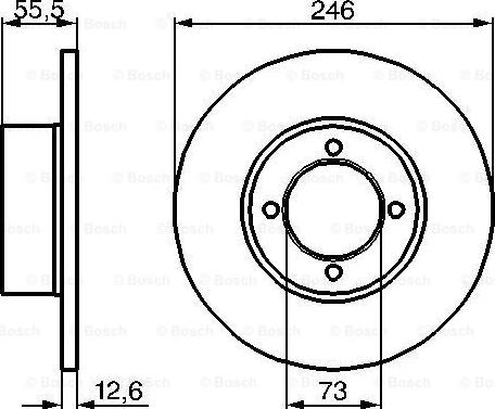 BOSCH 0 986 478 082 - Discofreno www.autoricambit.com