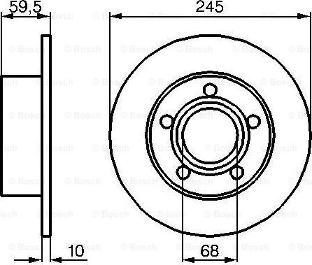 ATE 24.0110-0154.1 - Discofreno www.autoricambit.com