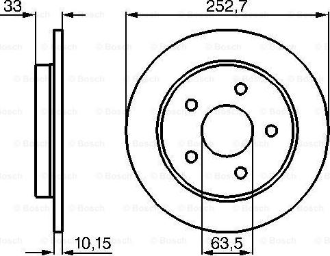 BOSCH 0 986 478 196 - Discofreno www.autoricambit.com