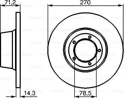 BOSCH 0 986 478 190 - Discofreno www.autoricambit.com