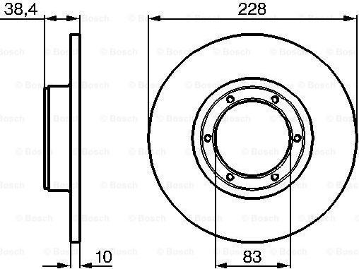 BOSCH 0 986 478 103 - Discofreno www.autoricambit.com