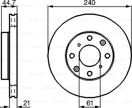 BOSCH 0 986 478 115 - Discofreno www.autoricambit.com