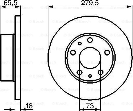 BOSCH 0 986 478 843 - Discofreno www.autoricambit.com