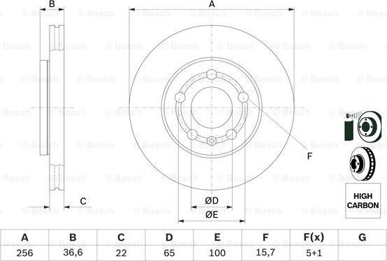 BOSCH 0 986 478 853 - Discofreno www.autoricambit.com