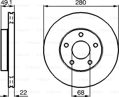 BOSCH 0 986 478 833 - Discofreno www.autoricambit.com