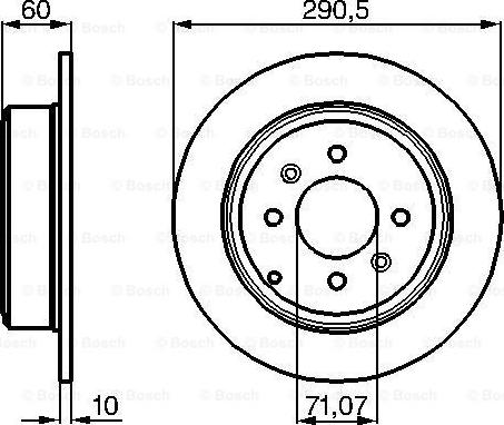 BOSCH 0 986 478 877 - Discofreno www.autoricambit.com