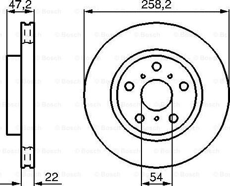 BOSCH 0 986 478 396 - Discofreno www.autoricambit.com