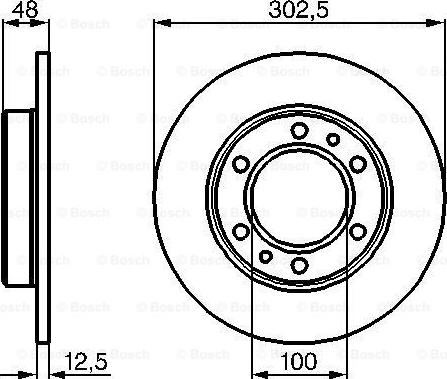 BOSCH 0 986 478 304 - Discofreno www.autoricambit.com