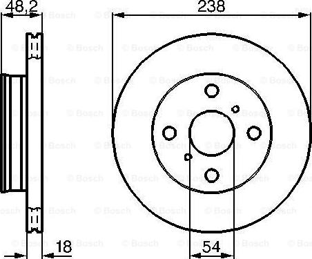 BOSCH 0 986 478 385 - Discofreno www.autoricambit.com