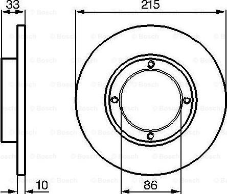 BOSCH 0 986 478 376 - Discofreno www.autoricambit.com