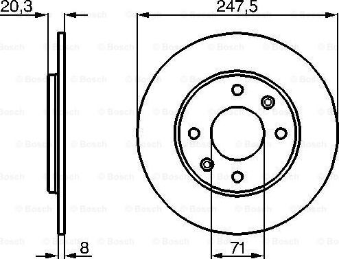 BOSCH 0 986 478 371 - Discofreno www.autoricambit.com