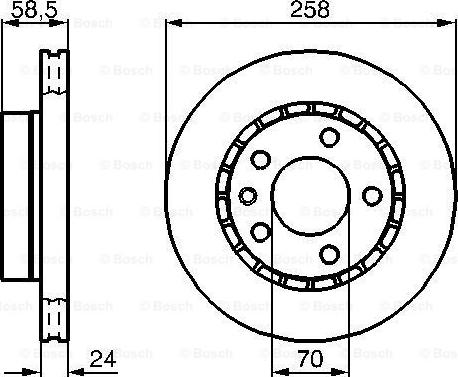 BOSCH 0 986 478 265 - Discofreno www.autoricambit.com