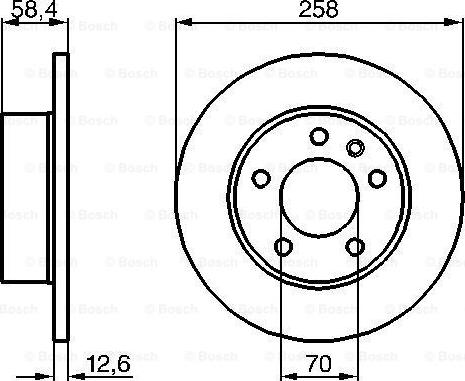 BOSCH 0 986 478 266 - Discofreno www.autoricambit.com