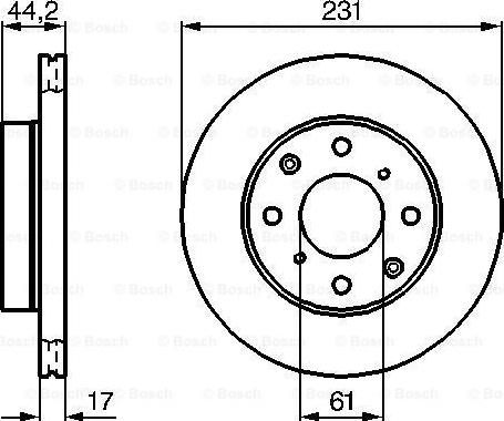 BOSCH 0 986 478 203 - Discofreno www.autoricambit.com