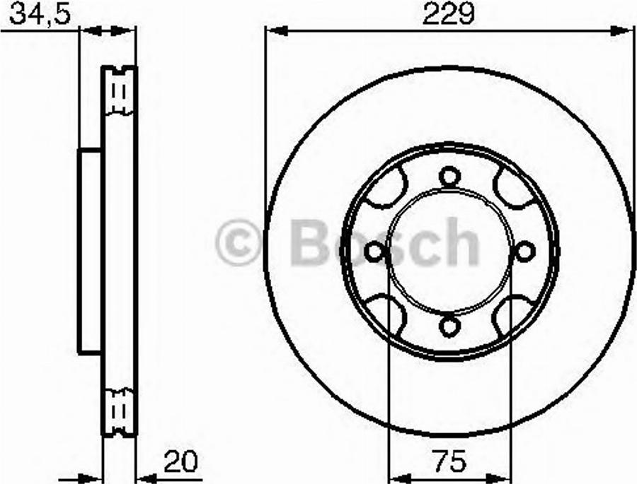 BOSCH 0 986 478 207 - Discofreno www.autoricambit.com