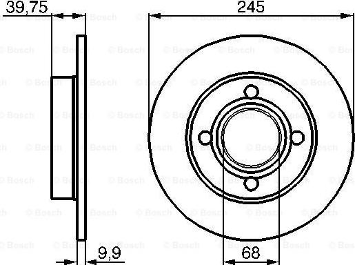 BOSCH 0 986 478 216 - Discofreno www.autoricambit.com