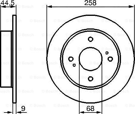 BOSCH 0 986 478 284 - Discofreno www.autoricambit.com